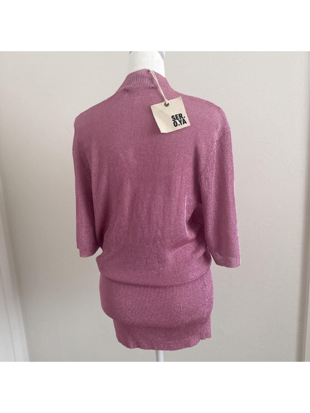 SER.O.YA Rae Metallic Mini Dress - Picture 7 of 8